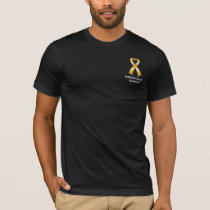 Childhood Cancer Heart Ribbon T-Shirt