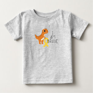 childhood cancer. I am brave. Baby T-Shirt