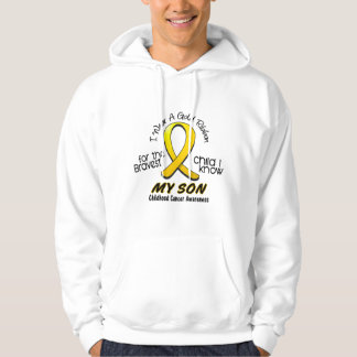 Childhood Cancer I Wear Gold Ribbon For My Son Hoodie
