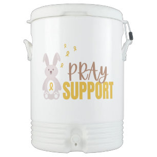 childhood cancer Igloo Beverage Cooler cute
