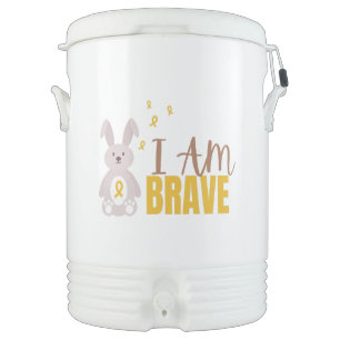 childhood cancer Igloo Beverage Cooler cute