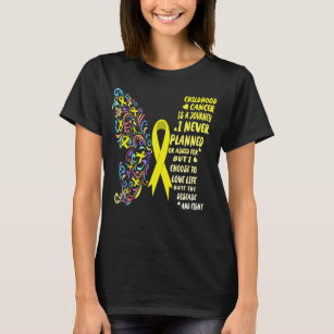 childhood cancer journey live life fight T-Shirt