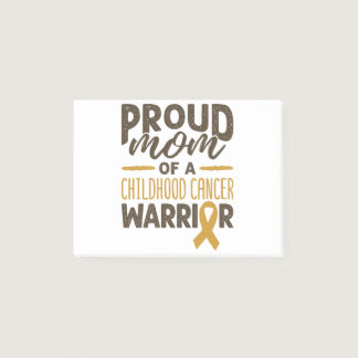 Childhood Cancer Mom Mother Proud Mom Post-it Notes