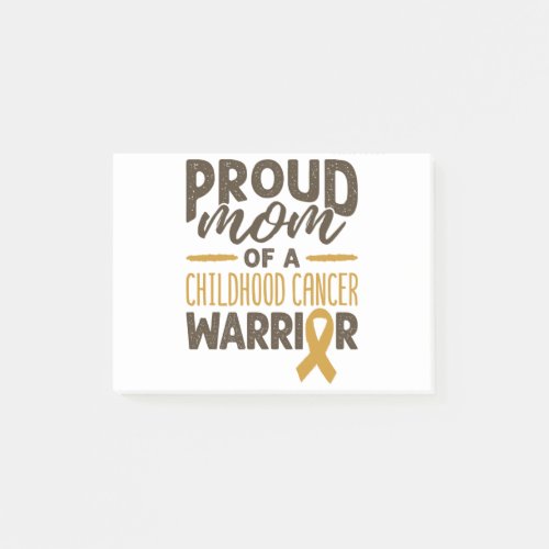 Childhood Cancer Mom Mother Proud Mom Post_it Notes
