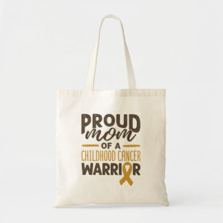 Childhood Cancer Mom Mother Proud Mom Tote Bag