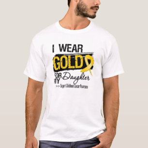Childhood Cancer Ribbon For My Daughter T-Shirt