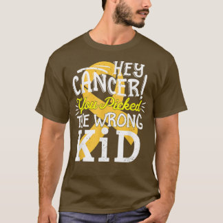 Childhood Cancer Shirt Awareness Survivor Wrong Ki