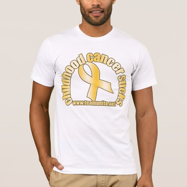 Childhood Cancer Sucks T-Shirt (Front)