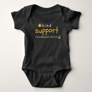 childhood cancer support Baby Bodysuit One-Pieces