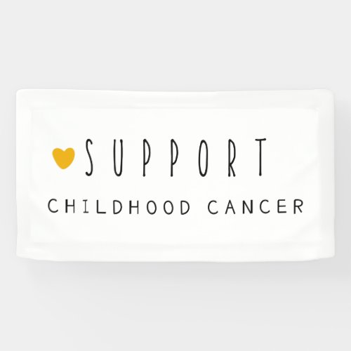 childhood cancer support Banner 
