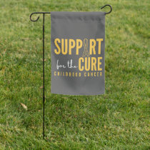 childhood cancer support cure.Garden Flag