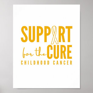 childhood cancer support cure Poster and Prints