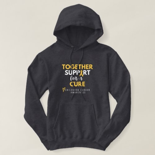 childhood cancersupportcure Pullover Hoodie