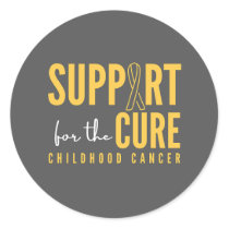 childhood cancer. support.cure. Stickers & Labels