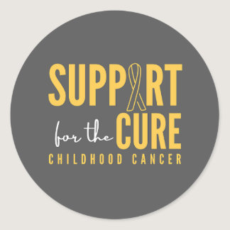 childhood cancer. support.cure. Stickers & Labels