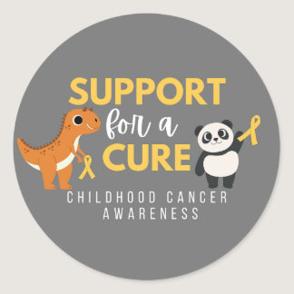 childhood cancer.support.cure Stickers & Labels