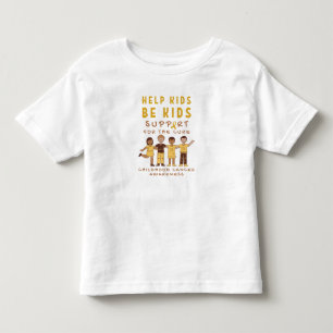 childhood cancer support cure Toddler T-Shirt