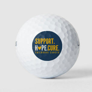 childhood cancer support hope cure Golf Balls