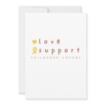 childhood cancer support Invitation Announcement