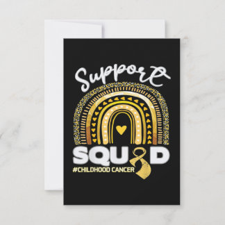 Childhood Cancer Support Squad Card