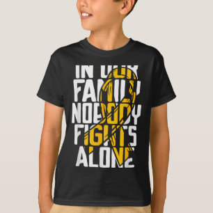 Childhood Cancer Suprt Family Childhood Cancer A T-Shirt