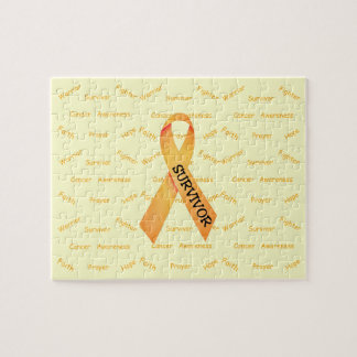Childhood Cancer Survivor Puzzle in Tin