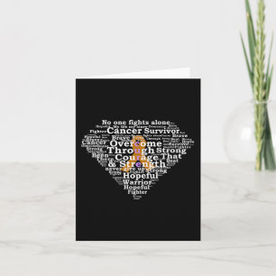 Childhood Cancer Survivor Superhero Card