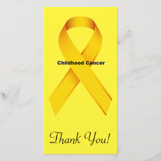 Childhood Cancer Thank You Card