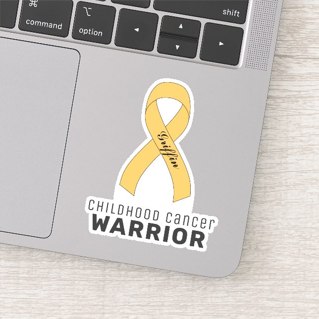 Childhood Cancer Vinyl Sticker (Detail)