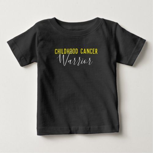 Childhood Cancer Warrior Baby T_Shirt
