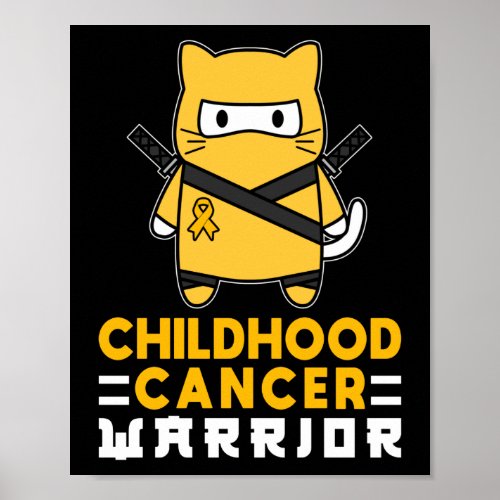 Childhood Cancer Warrior Poster