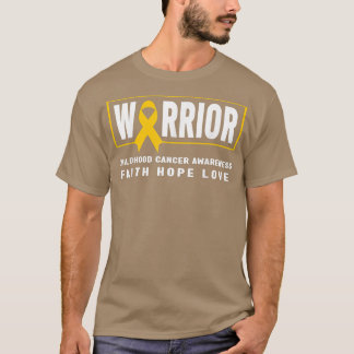 Childhood Cancer Warrior Shirt - Childhood Cancer 