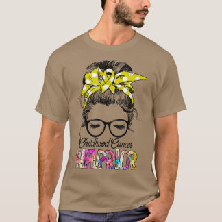 Childhood Cancer Warrior Support Squad Gold Ribbon T-Shirt