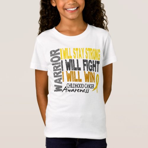 Childhood Cancer Warrior T_Shirt