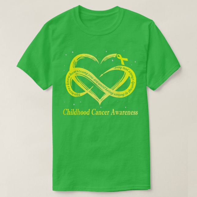 Childhood Cancer Warrior  T-Shirt (Design Front)