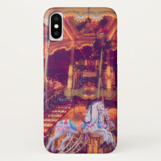 childhood dream - old horse carousel iPhone x case