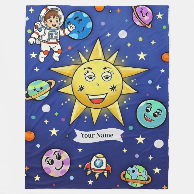 Childhood Dreams Sherpa Blanket (Front)