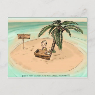 Childhood Entreprepneur Funny Cartoon Gifts & Tees Postcard