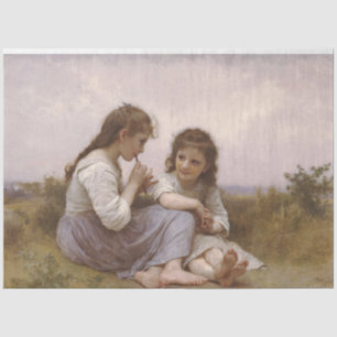 Childhood Friends Decoupage Paper