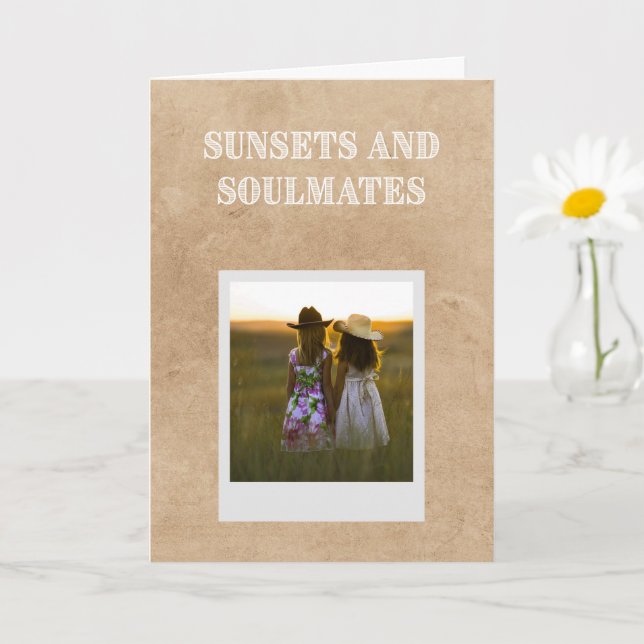 Childhood friends, Sisters, Soulmates Card (Small Plant)