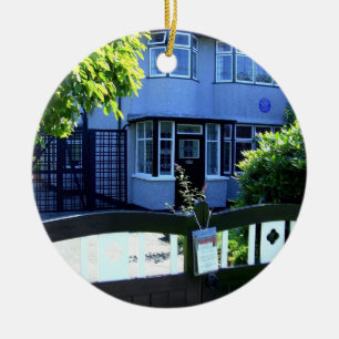 Childhood home of John Lennon Ceramic Ornament