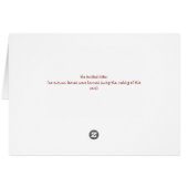 Childhood is fleeting cards (Back Horizontal)