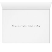 Childhood is fleeting. cards (Inside Horizontal (Bottom))