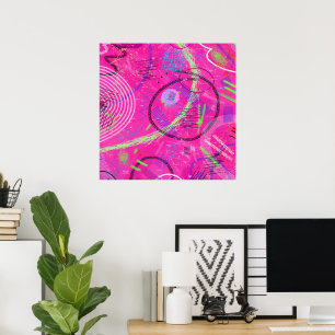 Childhood Memories Abstract Art  Poster
