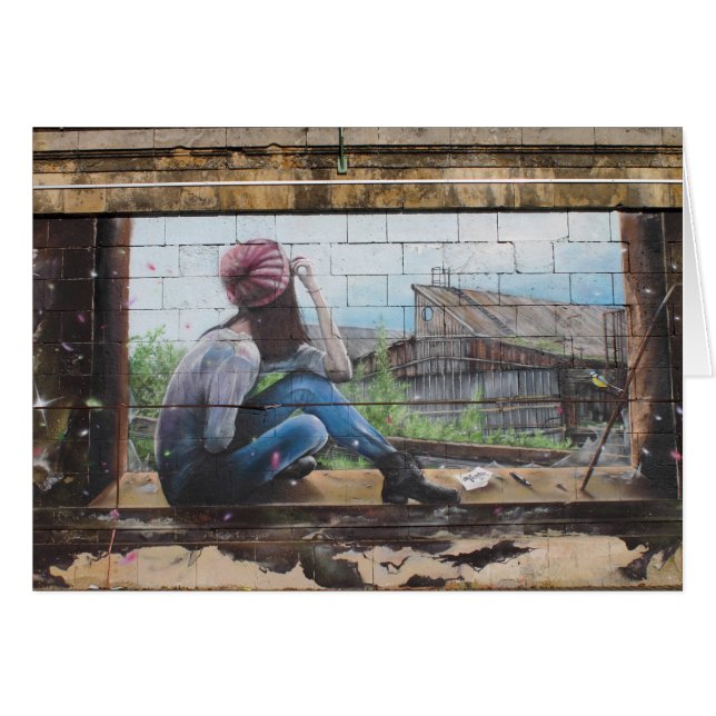 Childhood Memories Graffiti Cards (Front Horizontal)