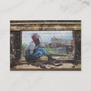 Childhood Memory Graffiti Business Card