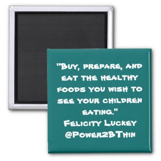 Childhood Obesity Solutions zazzle_magnet