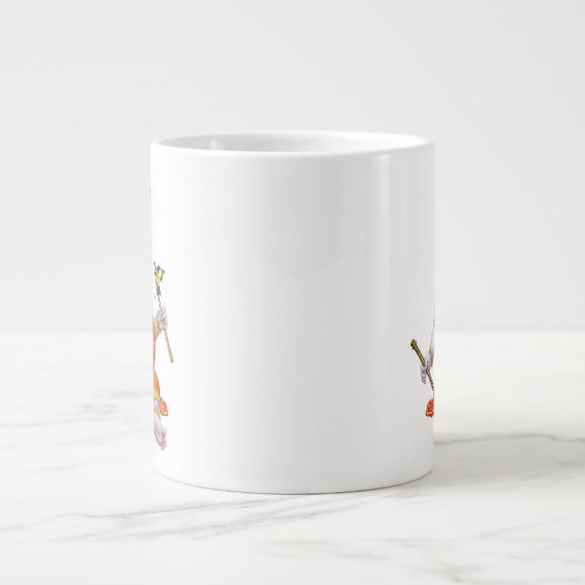 childhood picture of Krishna Giant Coffee Mug (Front)