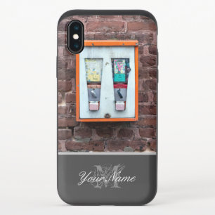 Childhood retro vintage vending machine iPhone x slider case