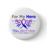 Childhood Stroke Tribal Ribbon Hero Button